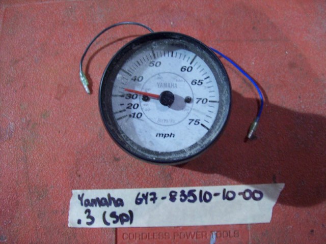 (image for) Yamaha Pro Series II Speedometer 0-75 MPH 6Y7-83510-10-00